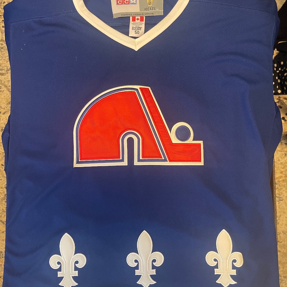 Peter Forsberg Quebec Nordiques Hockey Jersey